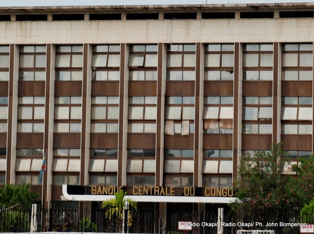 Siège de la BCC à Kinshasa. Radio Okapi/ Ph. John Bompengo