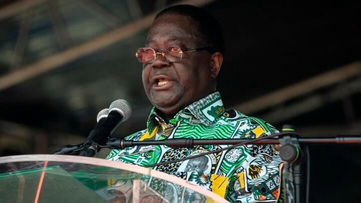 Former president Henri Konan Bedie, 86, speaks at a party rally to celebrate his presidential candidacy for the opposition PDCI-RDA party and as a show of strength ahead of next months presidential election, in Yamoussoukro, Ivory Coast Saturday, Sept. 12, 2020. Bedie, who led the country from 1993-1999, and Pascal Affi N&rsquo;Guessan of the Ivorian Popular Front party, are the two opposition leaders who pose the strongest threat to incumbent President Alassane Ouattara. (AP Photo/Diomande Ble Blonde)