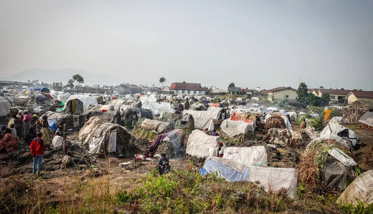 Site de déplacés à Sake, territoire de Masisi, province du Nord-Kivu/@CICR