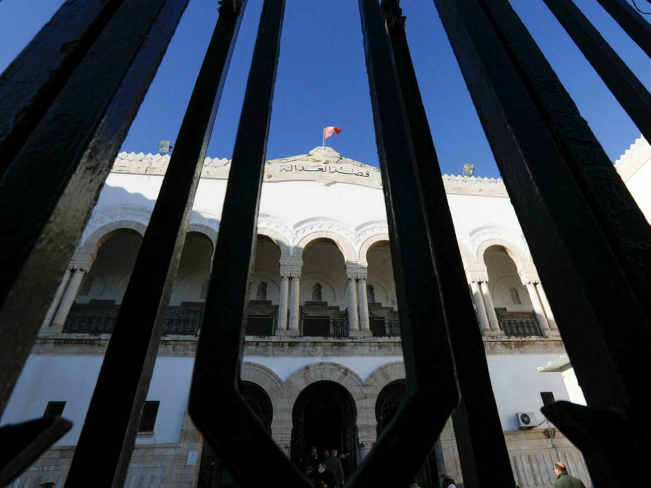 A general view of the Palace of Justice in Tunis, Tunisia, February 9, 2022. REUTERS/Zoubeir Souissi